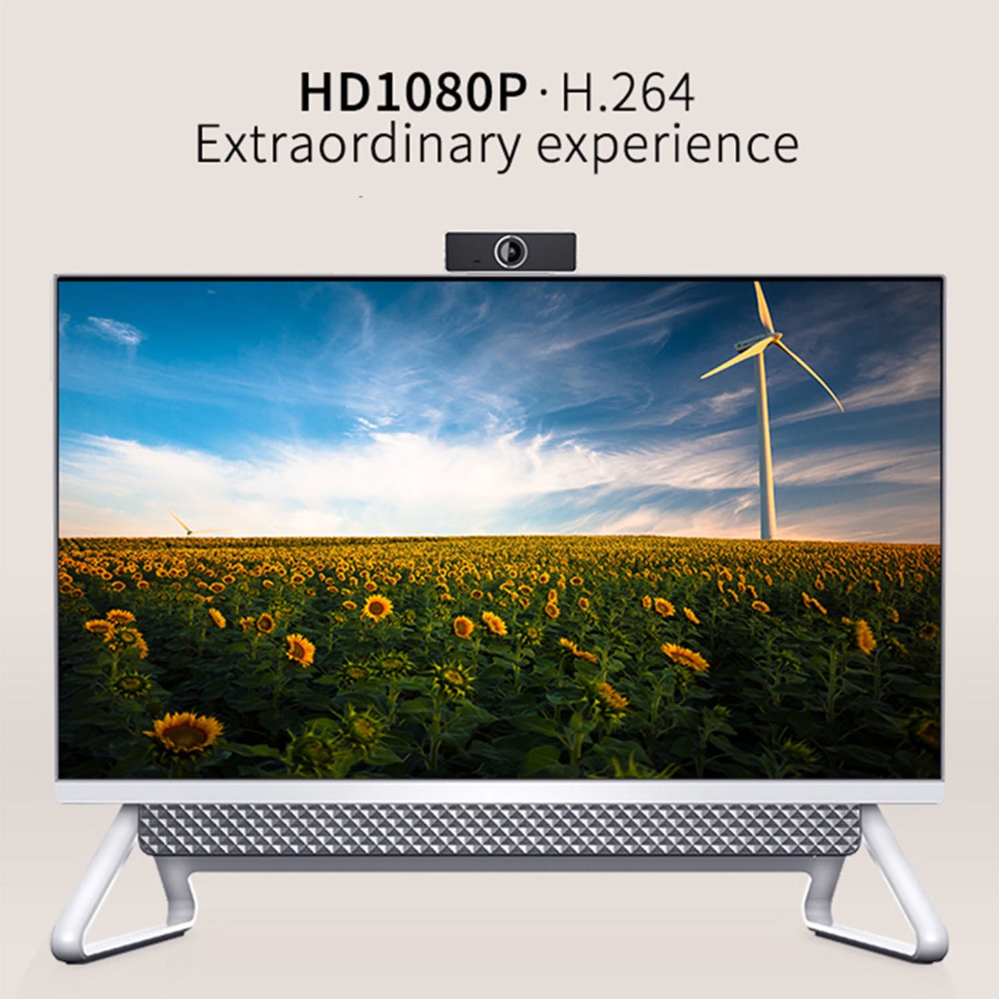 1Pc FHD 1080P Webcam USB PC Computer Webcam Auto Focus With Microphone 60-Degree Widescreen Desktop Laptop Webcam Live Streaming Webcam With Rotatable Clip For Live Broadcast Video Calling Conference