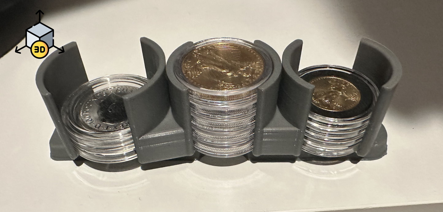 Coin Storage - Coin Stacker | 3D Printable STL File